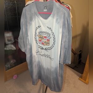 GM Cadillac Gray Mens T-Shirt 4XLT